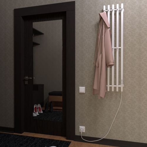 Полотенцесушитель электрический Маргроид Inaro Inaro-12024-1049-9016R 25х120 белый - фото 4