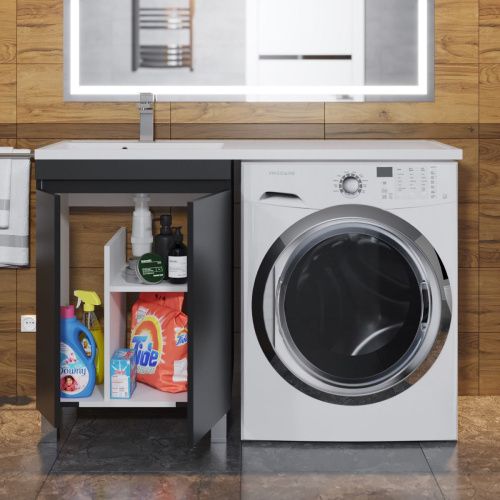 Тумба с раковиной Uperwood Magenta 51930205158 120х50 цвет черный - фото 4