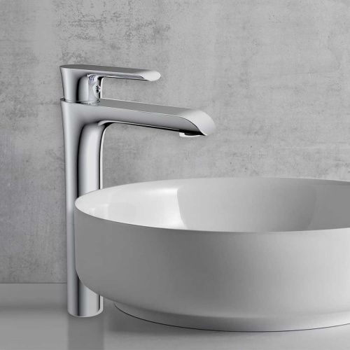 Смеситель для раковины Vincea Esse VBF-1E2CH на столешницу хром