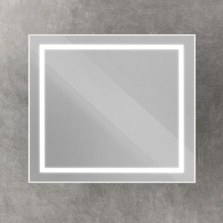Зеркало с подсветкой BelBagno Kraft SPC-KRAFT-900-800-SENS-AL 90х80 подвесное