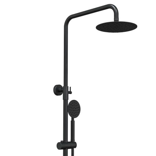 Душевая стойка Knotlor SS-06/2 настенная цвет черный - фото 5