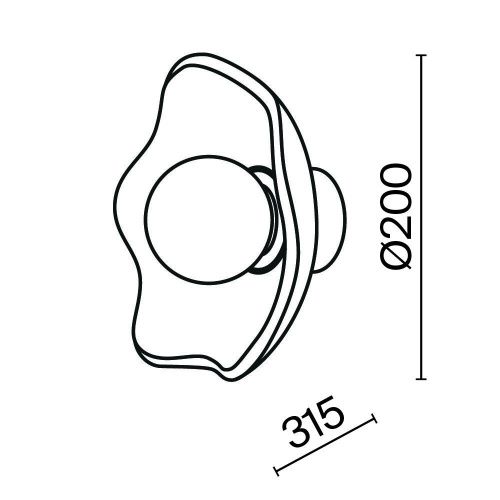 Бра Maytoni Miracle MOD207WL-01BS - фото 3
