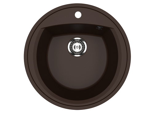 Кухонная мойка Ulgran Classic U-603-345 50х50 цвет коричневый