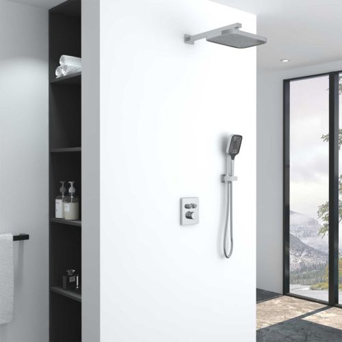 Душевая система Vincea VSFW-321MT1CH встраиваемая в стену цвет хром с термостатом