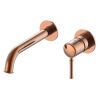 Смеситель для раковины Wonzon & Woghand TOR WW-88869073-RG встраиваемый в стену розовое золото