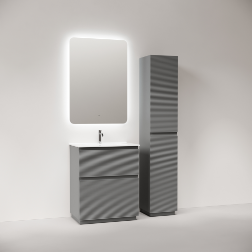 Тумба под раковину Sancos FOLK Floor FL70FES 70х40 напольная цвет серый - фото 4