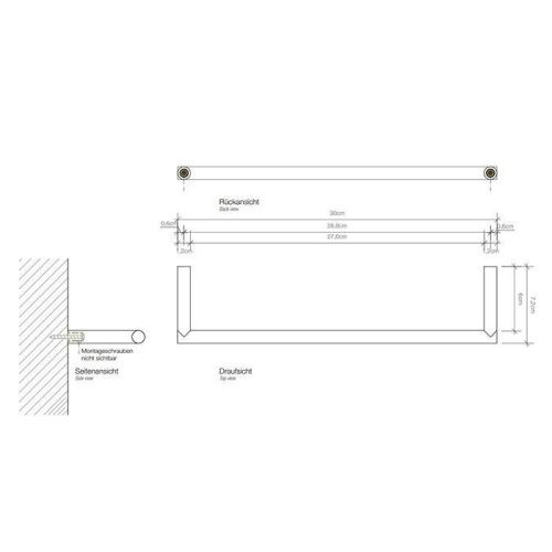 Полотенцедержатель Decor Walther Mikado 520750 - фото 2
