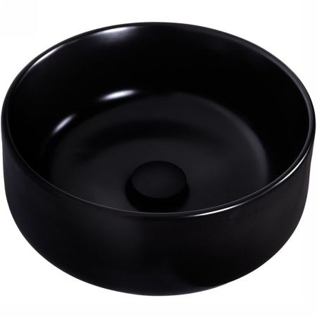 Раковина из сантехнического фарфора Orange B07-345B 30х30 накладная цвет черный