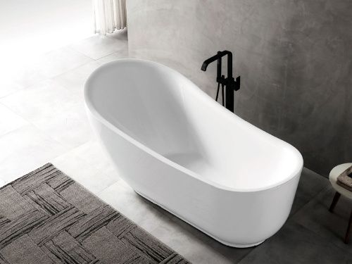 Ванна акриловая Abber AB9288 180х90 отдельностоящая овальная с каркасом - фото 3