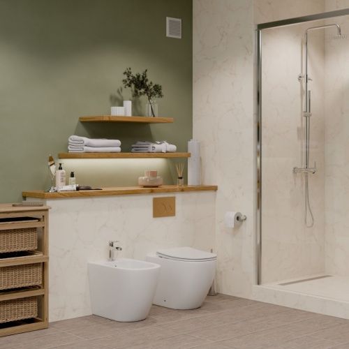 Биде напольное Iberica Blanca Bilbao bide IB.BLA.B32 цвет белый - фото 4