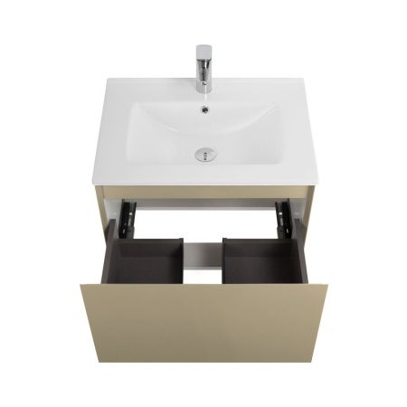 Тумба под раковину Art&Max Latina AM-Latina-600-1C-SO-BGM 60х50 подвесная цвет бежевый