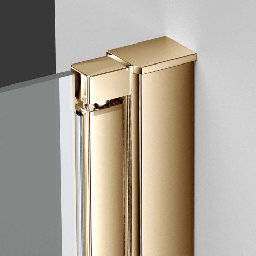 Душевая дверь Vincea Alpha VDP-3AL900CLG 90х195 стекло прозрачное профиль золото - фото 3