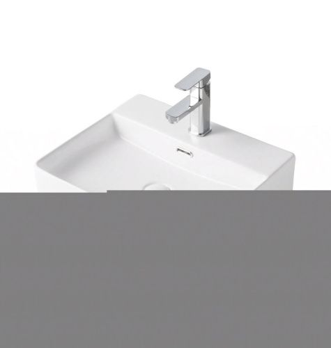 Раковина из сантехнического фарфора Orange B04-500w 50х40 накладная цвет белый - фото 2