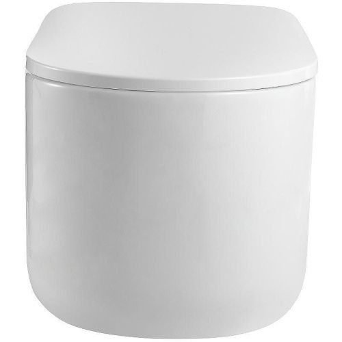 Унитаз подвесной Boheme Flow 969-SET-W цвет белый с сиденьем микролифт безободковый смыв торнадо - фото 2