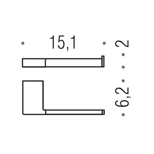 Бумагодержатель Colombo MiniQ B5008D.CR - фото 2