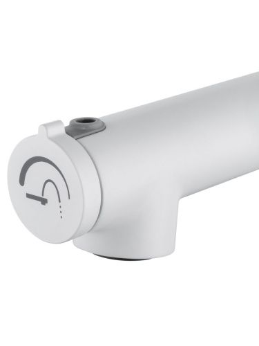 Смеситель Wonzon & Woghand WW-H1017-MW на раковину белый - фото 5