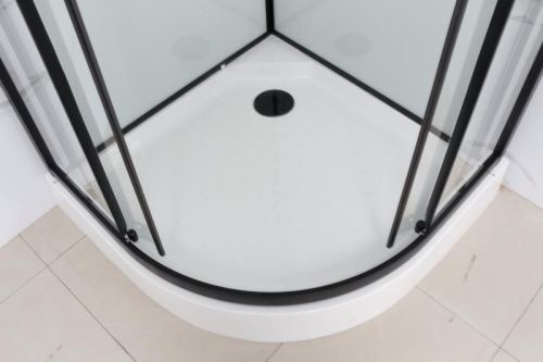 Душевая кабина Frank 420240 120х120 четверть круга с крышей ориентация универсальная - фото 2