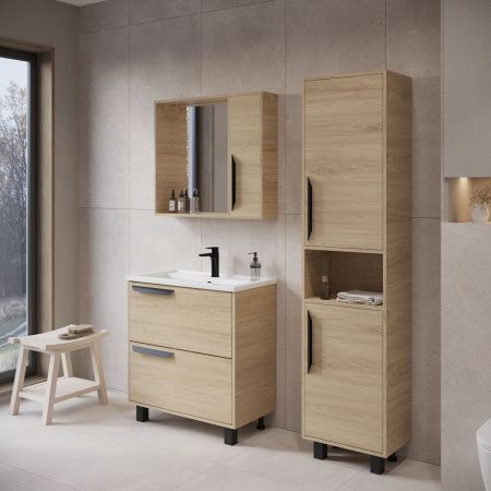 Тумба под раковину Viant КЕЛЬН VKEL60FOSD-T2Y 60х40 напольная цвет бежевый