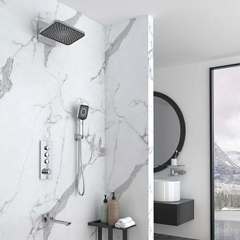 Душевая система Vincea VSFW-433TI4CH встраиваемая в стену цвет хром с термостатом