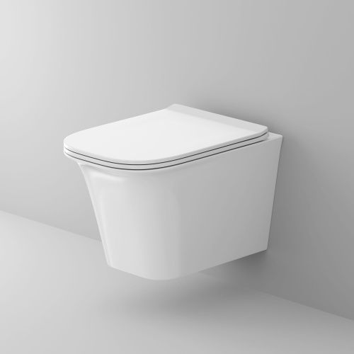 Унитаз подвесной Grossman Classic GR-4463S белый с сиденьем микролифт безободковый каскадный смыв - фото 2