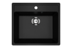 Кухонная мойка Ulgran Classic U-104-344 55х50 цвет черный