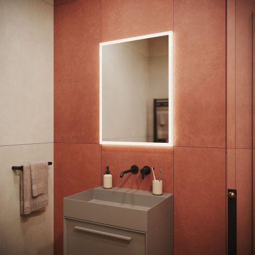 Зеркало с подсветкой Sancos Palace PA600 60х80 подвесное - фото 3