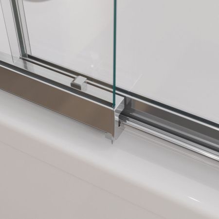 Душевая шторка на ванну Cezares SLIDER SLIDER-VF-11-80/150-C-Cr 80х150 стекло прозрачное профиль хром глянцевый ориентация универсальная