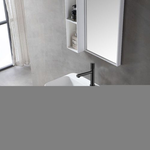 Смеситель Vincea Groove VBF-4G1MB на раковину черный - фото 3