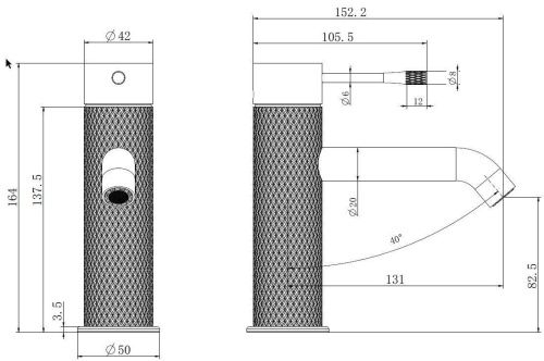Смеситель Allen Brau Priority 5.31С01-00 на раковину хром - фото 2