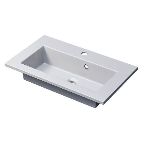 Раковина керамическая Uperwood Aurora RAurora60wg 60х40 полувстраиваемая цвет белый - фото 5