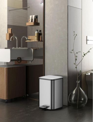 Ведро мусорное педальное WeltWasser WW WALLY TG 12L (10000006135) - фото 5