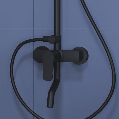 Душевая стойка RGW Shower Panels 59140125-04 настенная цвет черный - фото 5