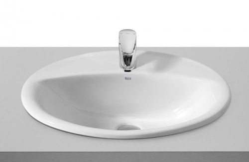 Раковина из сантехнического фарфора Roca Adora 7327203000 60х50 встраиваемая цвет белый - фото 2