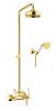 Душевая стойка Fiore 02OO0620 настенная цвет золото