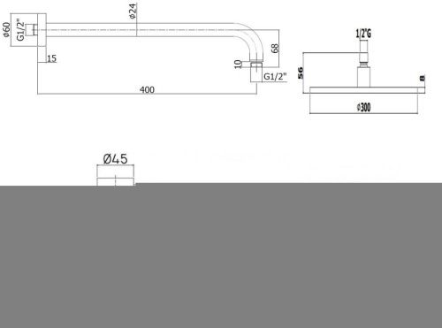 Душевая система Paffoni Light KITLIG011BOKING встраиваемая в стену цвет белый - фото 4