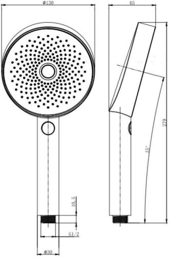 Душевая лейка Allen Brau Priority 5.31B20-BN цвет никель - фото 5