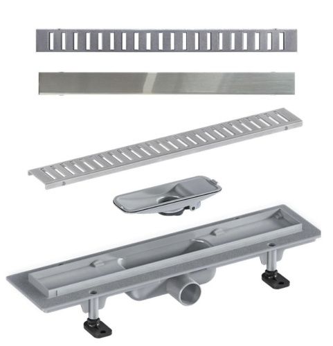 Душевой лоток Good Door ТЛ00019 35х5 серый - фото 2