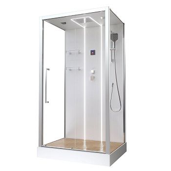 Душевая кабина Acquazzone Melissa 110 110х80 прямоугольная с крышей ориентация универсальная
