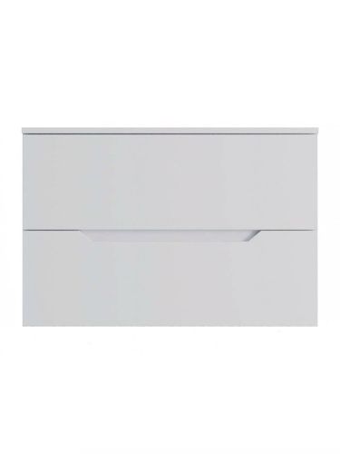 Тумба под раковину Orange Line Li-80TuwMDF 80х50 подвесная цвет белый - фото 2