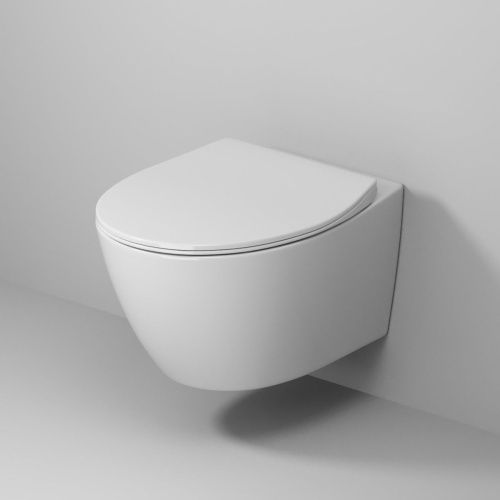 Унитаз подвесной Grossman Торнадо GR-4405SQ белый с сиденьем микролифт безободковый смыв торнадо - фото 5