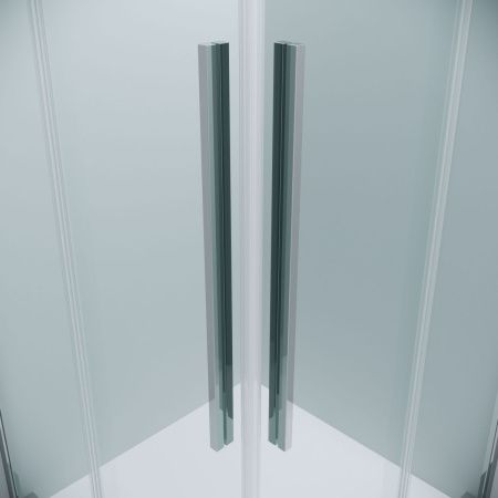 Душевая дверь Grossman Galaxy 1/2.K33.01.11.10.00 110х195 стекло прозрачное профиль хром