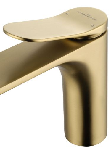 Смеситель Wonzon & Woghand WW-A40482-BG на раковину золото - фото 4