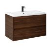 Тумба под раковину Art&Max Family-M Family-M-1000-2C-SO-BO 100х50 подвесная цвет коричневый