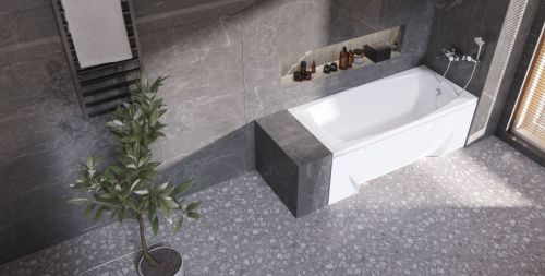 Ванна акриловая 1MarKa PRAGMATIKA 01пр17375 175х75 пристенная прямоугольная без каркаса - фото 4