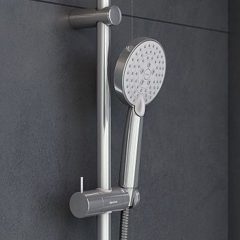 Душевой гарнитур Damixa Origin One 918100000 настенный хром/серый