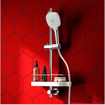 Душевой гарнитур Dorff Prime D0140000 настенный белый/хром