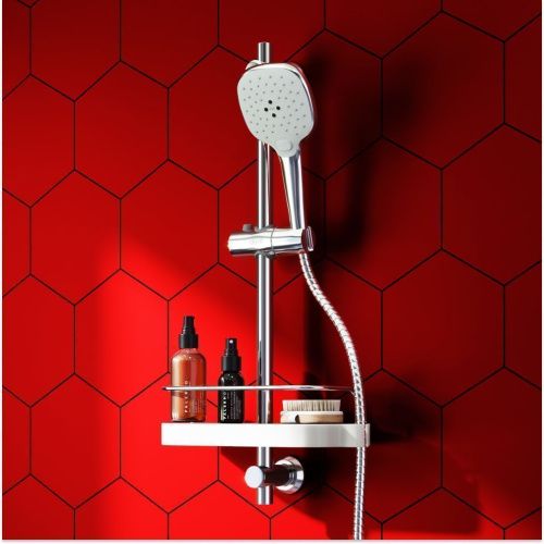 Душевой гарнитур Dorff Prime D0140000 настенный белый/хром