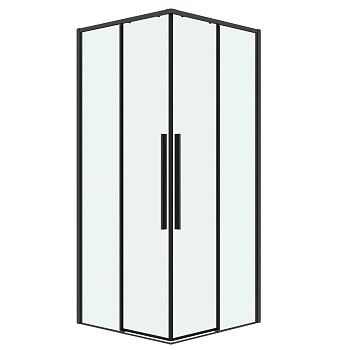 Душевой уголок Grossman Galaxy 300.K33.01.8080.42.00 80х80 стекло прозрачное профиль графит без поддона