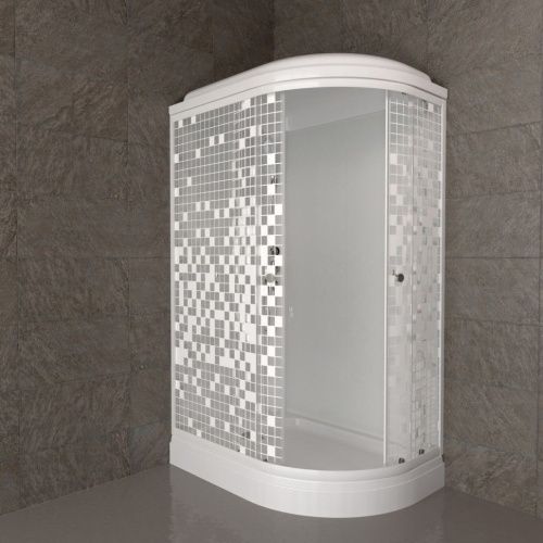 Душевая кабина Тритон Коралл Щ0000061817 120х80 четверть круга с крышей ориентация левая - фото 3