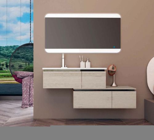 Зеркало с подсветкой Cezares 45006 140х70 подвесное - фото 4